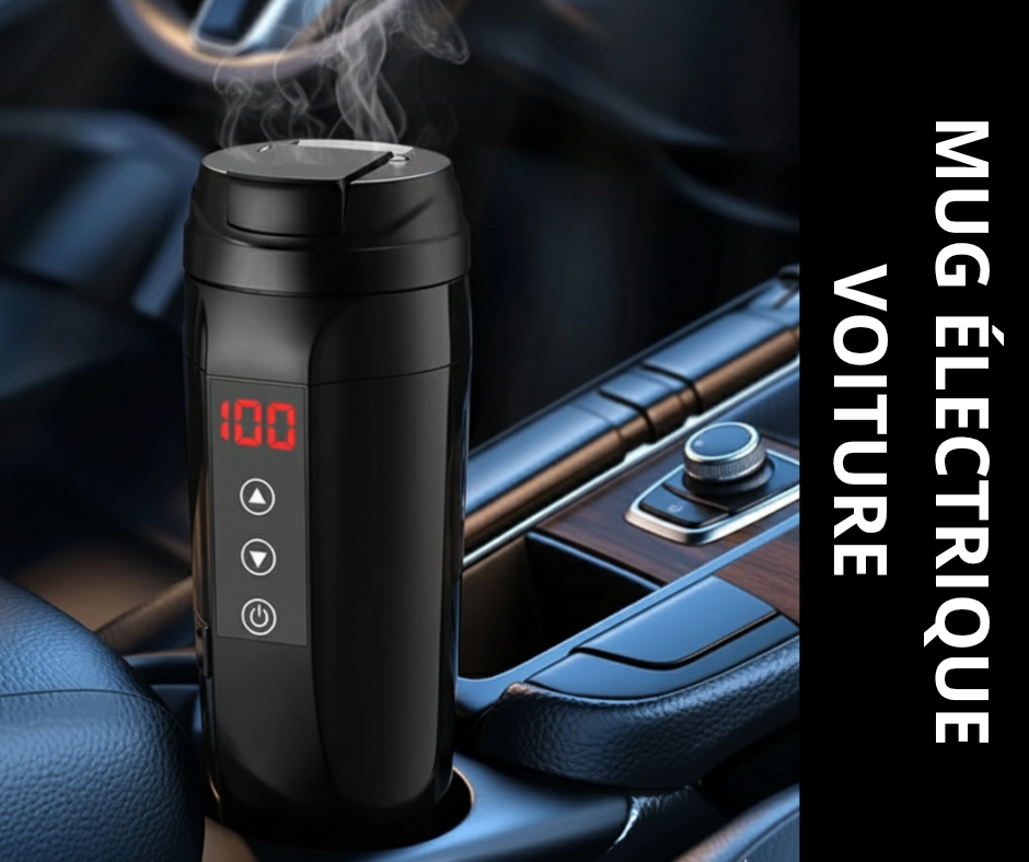 MUG ÉLECTRIQUE POUR VOITURE